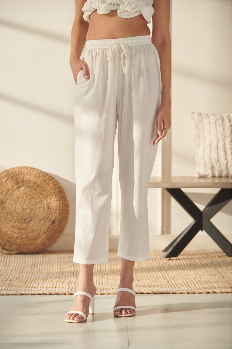 Tiara Pants - White