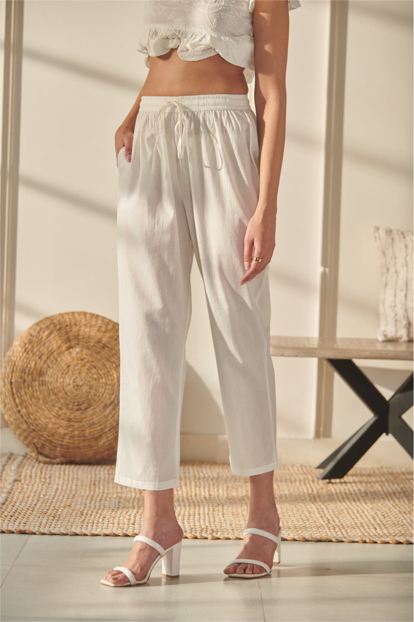 Tiara Pants - White