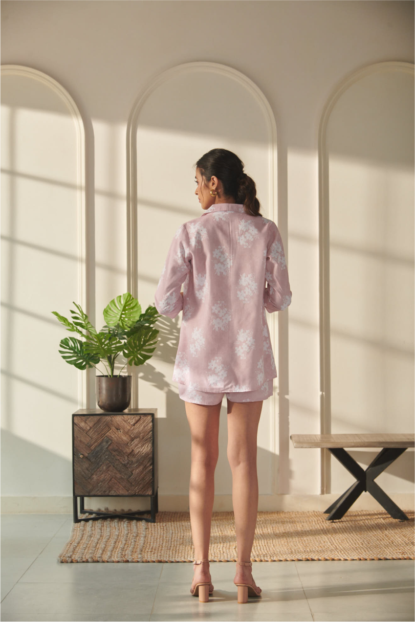 Salena Co-Ord Set - Mauve