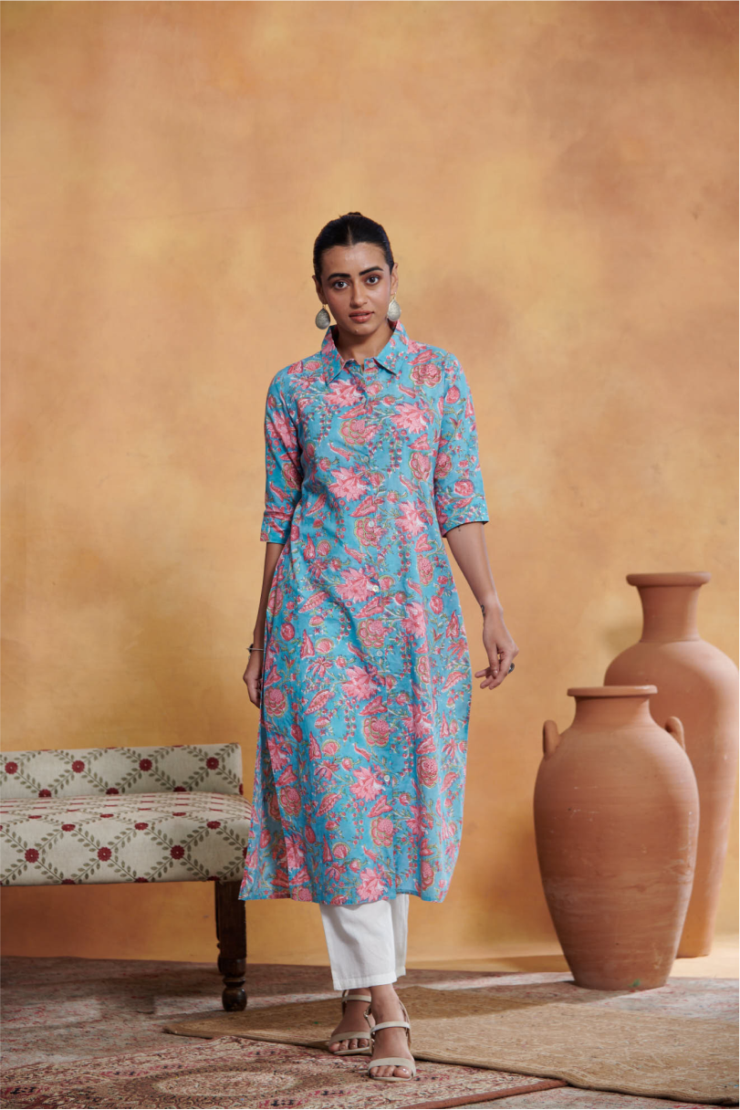 Tarini Kurta - Sea Green