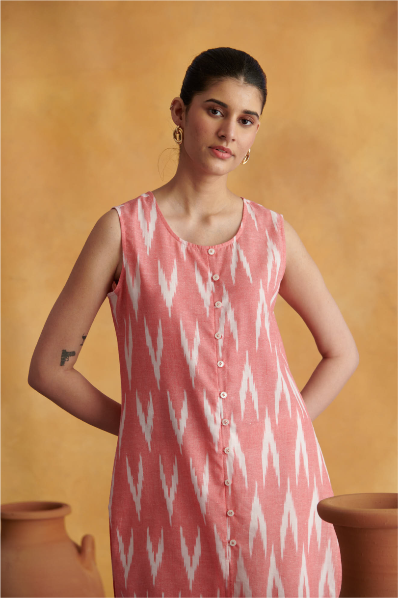 Tarini Kurta - Coral