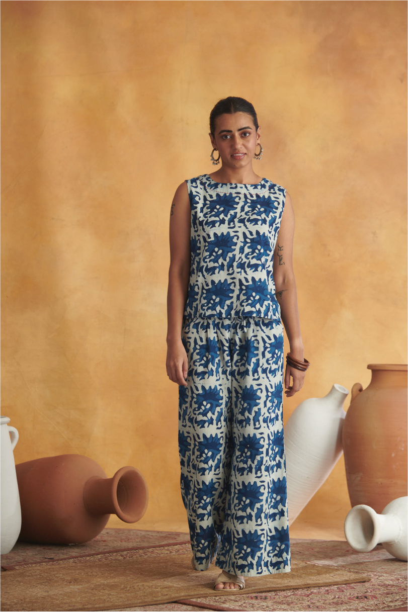 Inayat Lounge Set - Indigo