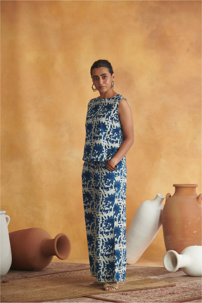 Inayat Lounge Set - Indigo
