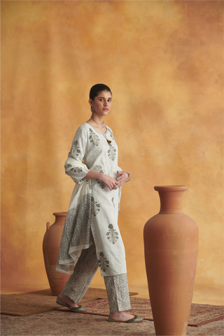 Ira Kurta Set - Off White